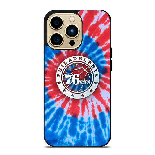 PHILADELPHIA 76ERS TIE DYE iPhone 14 Pro Max Case Cover