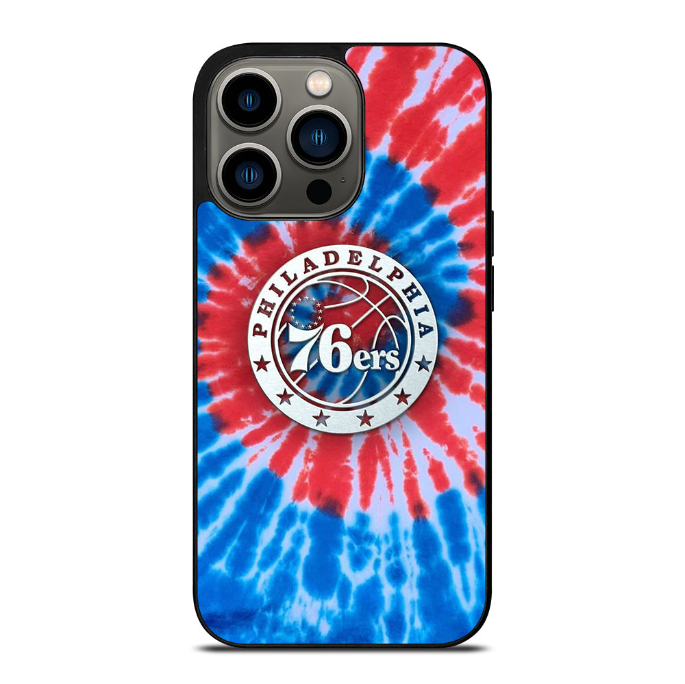 PHILADELPHIA 76ERS TIE DYE iPhone 13 Pro Case Cover