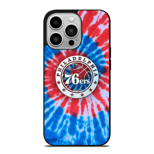 PHILADELPHIA 76ERS TIE DYE iPhone 14 Pro Case Cover