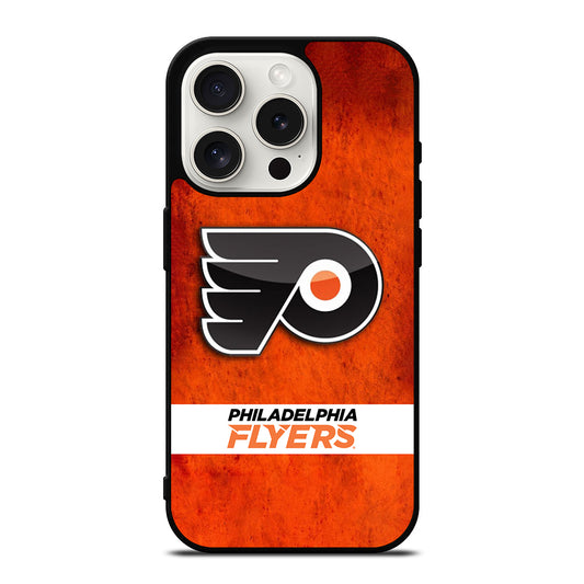 PHILADELPHIA FLYERS HOCKEY NHL LOGO iPhone 15 Pro Case Cover