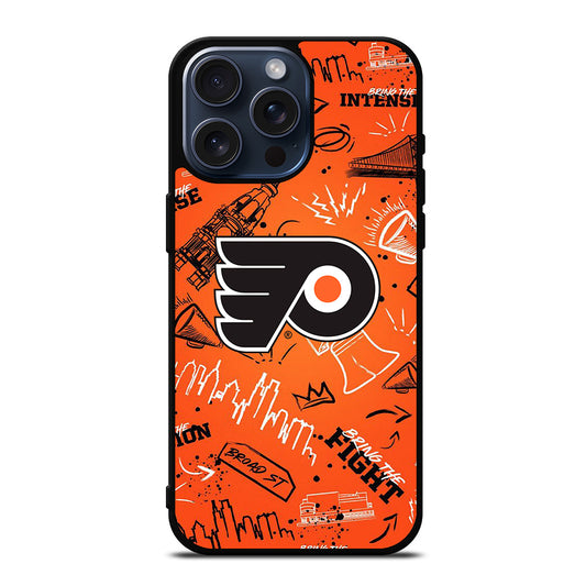 PHILADELPHIA FLYERS NHL SYMBOL iPhone 15 Pro Max Case Cover