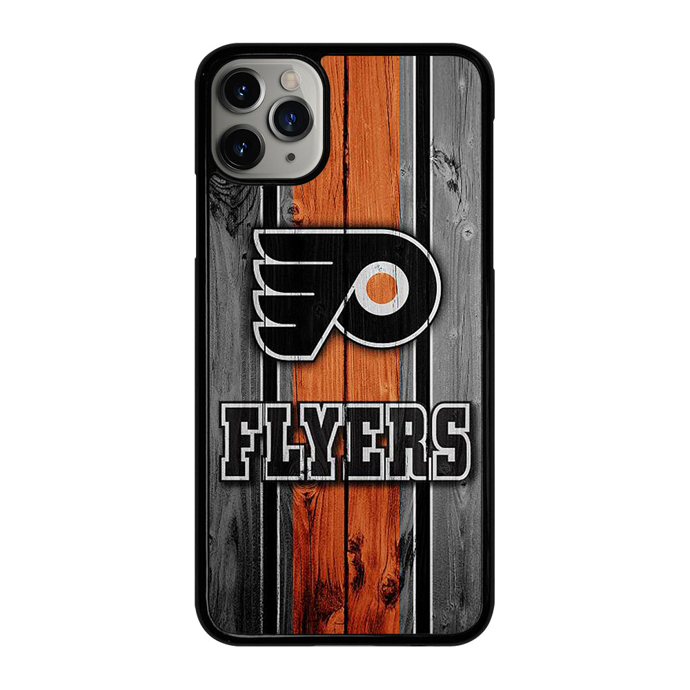 PHILADELPHIA FLYERS WOODEN LOGO iPhone 11 Pro Max Case Cover