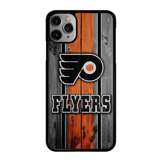 PHILADELPHIA FLYERS WOODEN LOGO iPhone 11 Pro Max Case Cover
