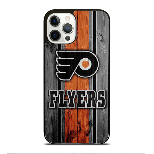 PHILADELPHIA FLYERS WOODEN LOGO iPhone 12 Pro Case Cover
