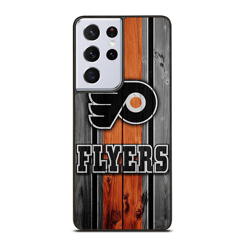 PHILADELPHIA FLYERS WOODEN LOGO Samsung Galaxy S21 Ultra Case Cover