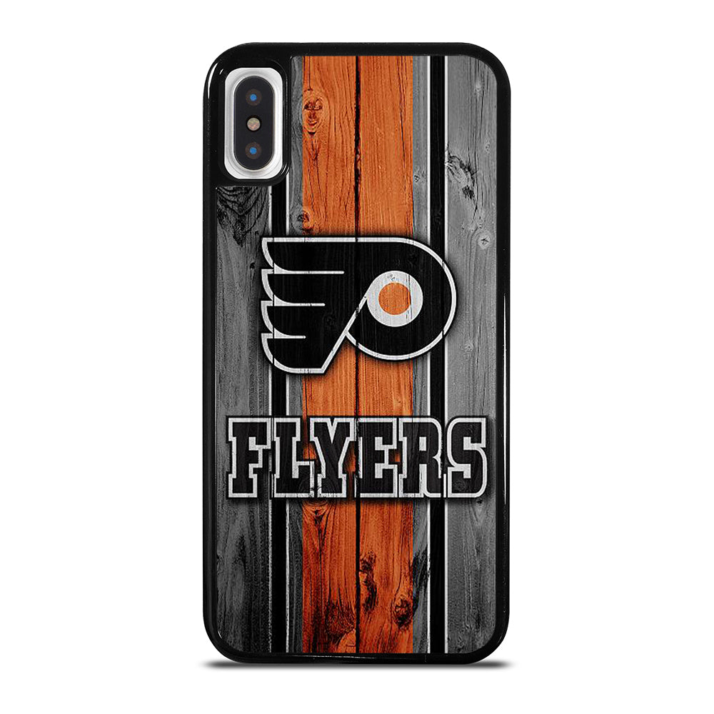 PHILADELPHIA FLYERS WOODEN LOGO iPhone X / XS Case Cover