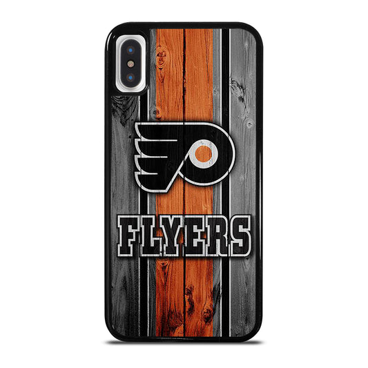 PHILADELPHIA FLYERS WOODEN LOGO iPhone X / XS Case Cover