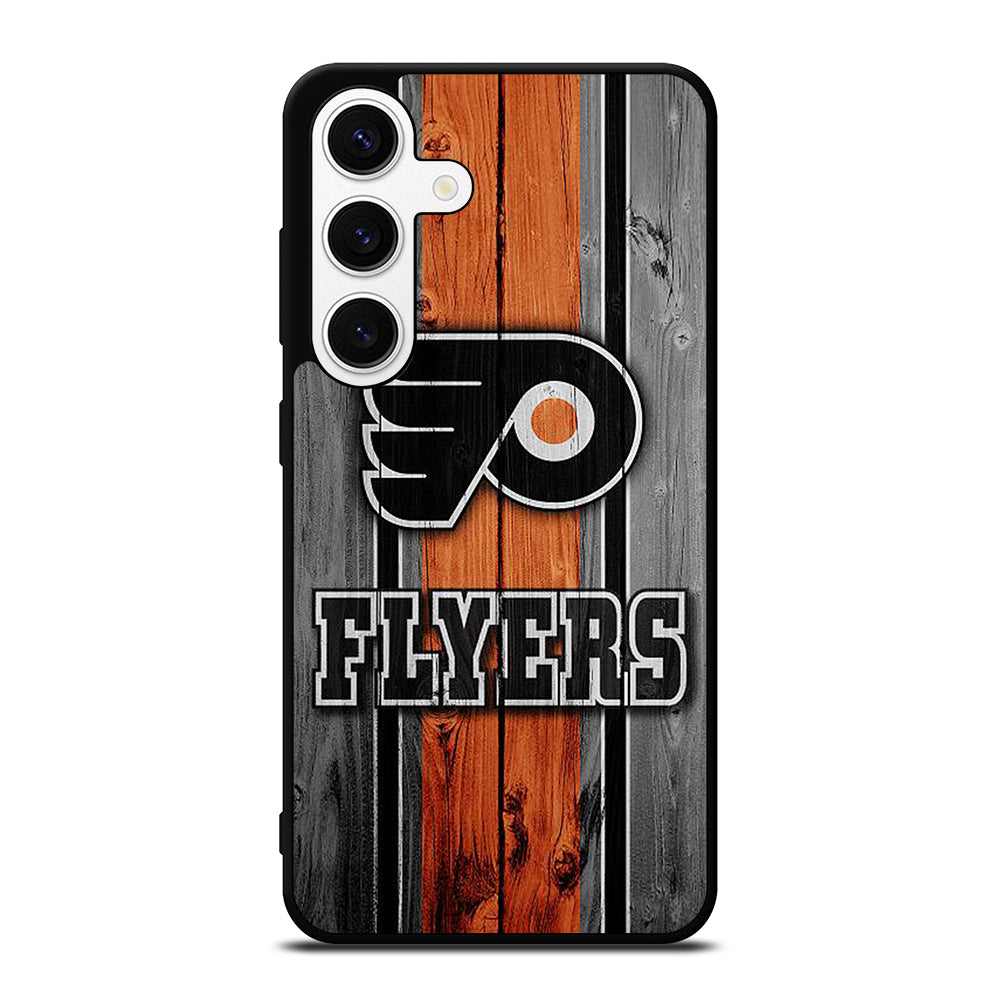 PHILADELPHIA FLYERS WOODEN LOGO Samsung Galaxy S24 Case Cover