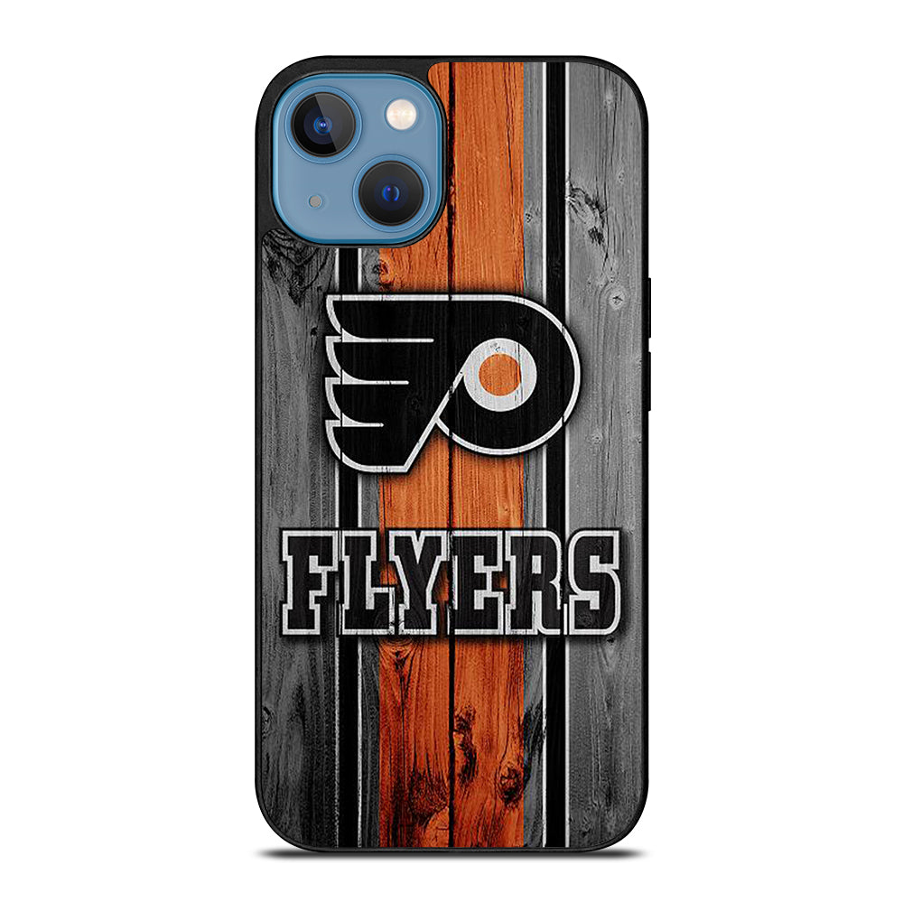 PHILADELPHIA FLYERS WOODEN LOGO iPhone 13 Case Cover