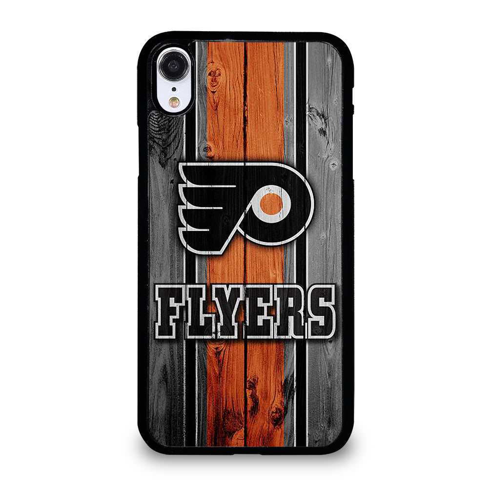 PHILADELPHIA FLYERS WOODEN LOGO iPhone XR Case Cover