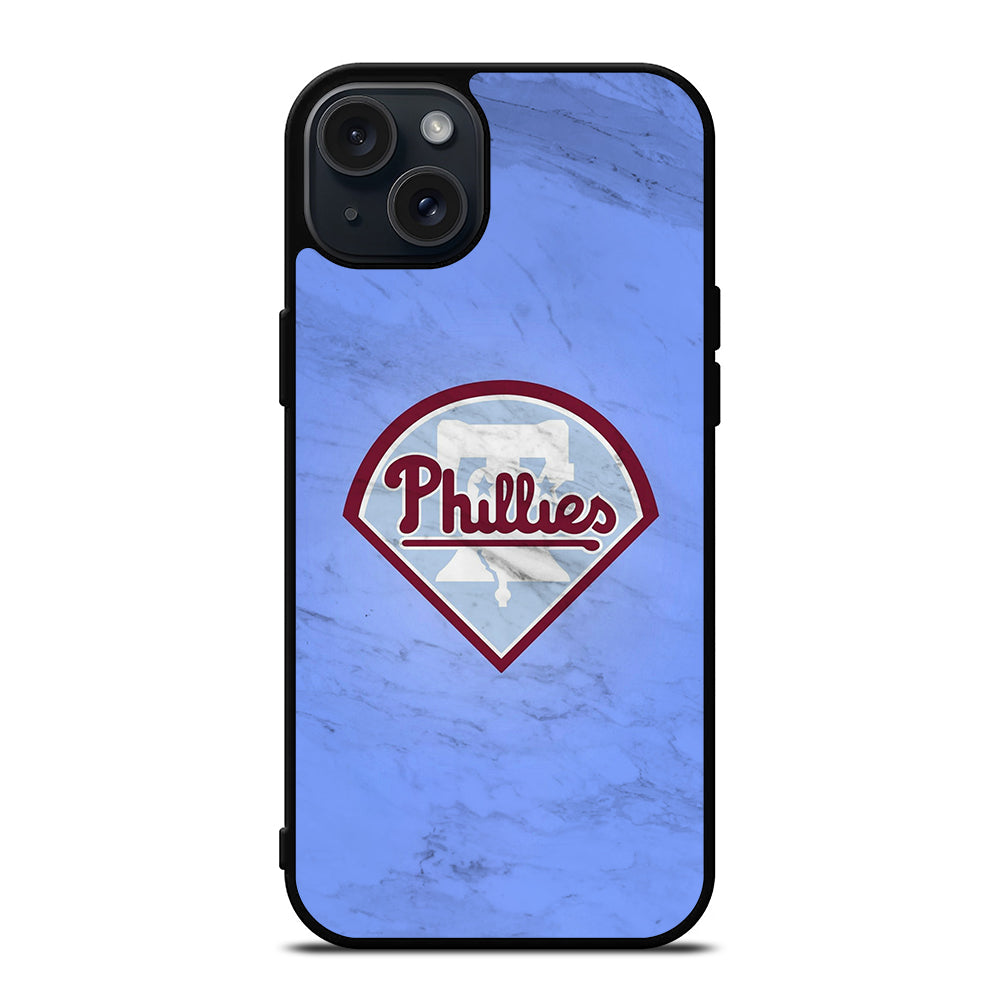 PHILADELPHIA PHILLIES MARBLE LOGO iPhone 15 Plus Case Cover
