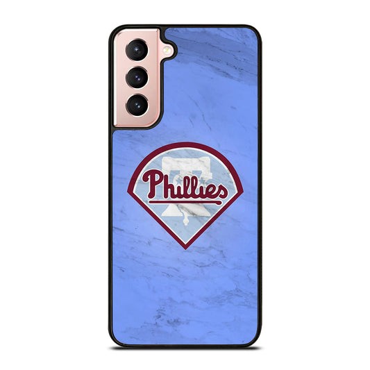 PHILADELPHIA PHILLIES MARBLE LOGO Samsung Galaxy S21 Case Cover