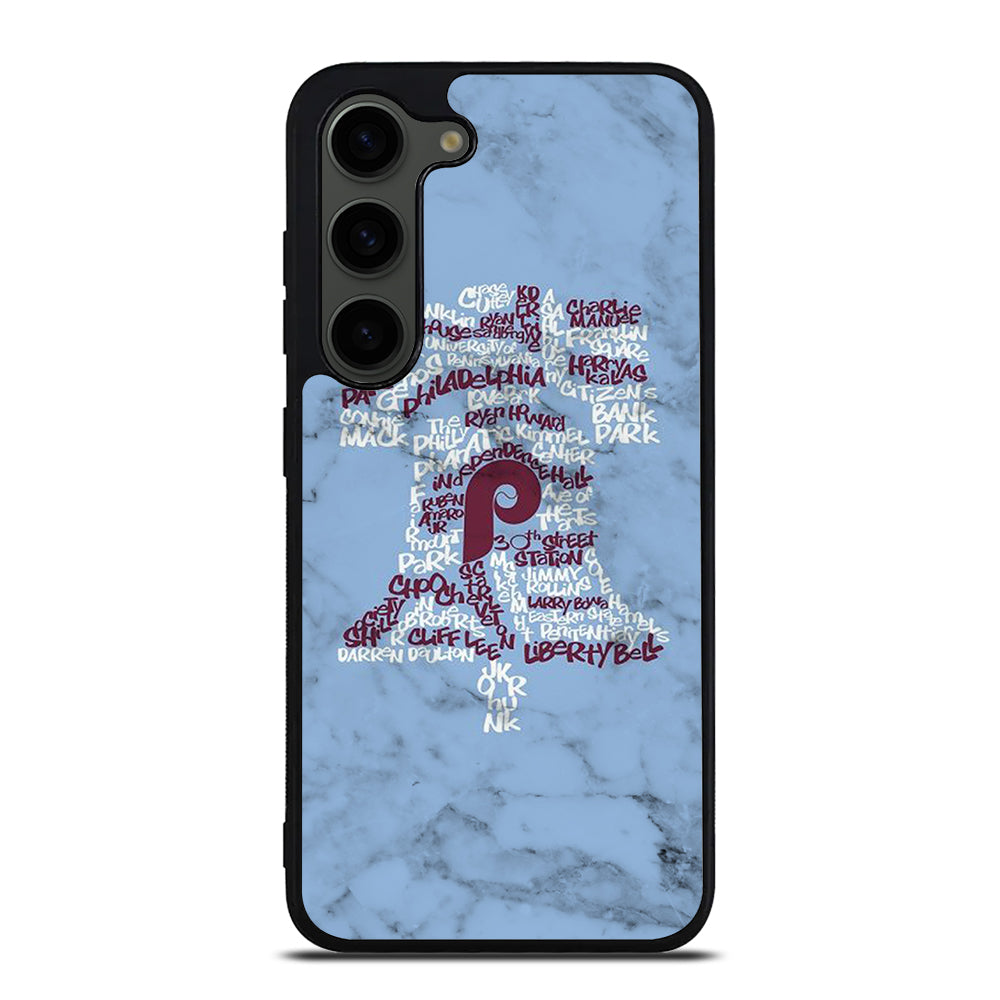 PHILADELPHIA PHILLIES MARBLE LOGO 2 Samsung Galaxy S23 Plus Case Cover