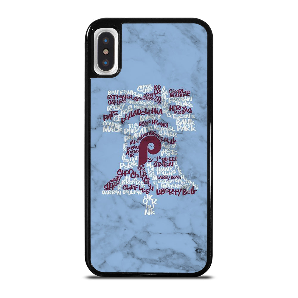 PHILADELPHIA PHILLIES MARBLE LOGO 2 iPhone X / XS Case Cover
