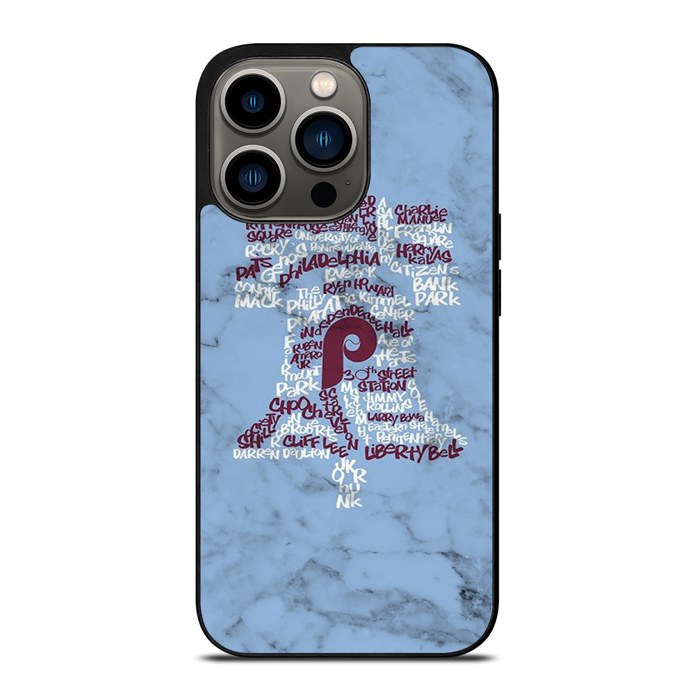 PHILADELPHIA PHILLIES MARBLE LOGO 2 iPhone 13 Pro Case Cover