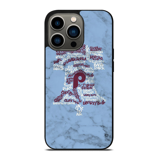 PHILADELPHIA PHILLIES MARBLE LOGO 2 iPhone 13 Pro Case Cover