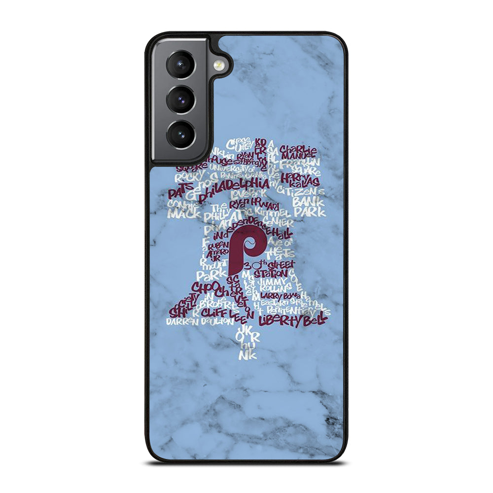 PHILADELPHIA PHILLIES MARBLE LOGO 2 Samsung Galaxy S21 Plus Case Cover