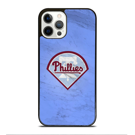 PHILADELPHIA PHILLIES MARBLE LOGO iPhone 12 Pro Case Cover