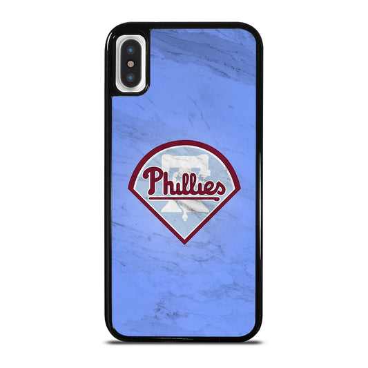 PHILADELPHIA PHILLIES MARBLE LOGO iPhone X / XS Case Cover