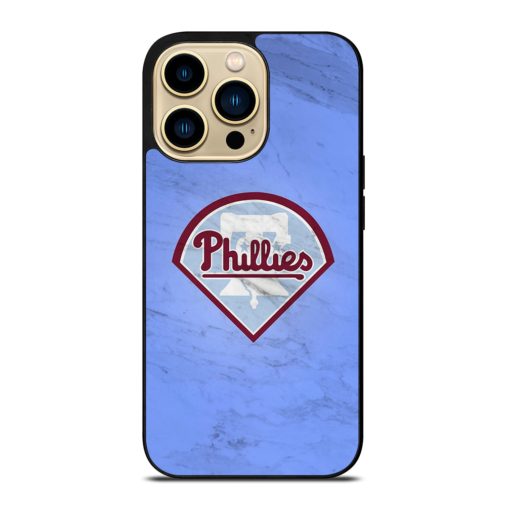 PHILADELPHIA PHILLIES MARBLE LOGO iPhone 14 Pro Max Case Cover
