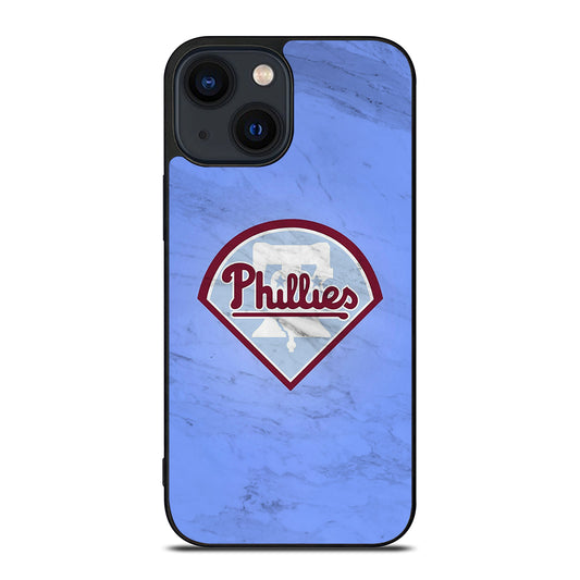 PHILADELPHIA PHILLIES MARBLE LOGO iPhone 14 Plus Case Cover