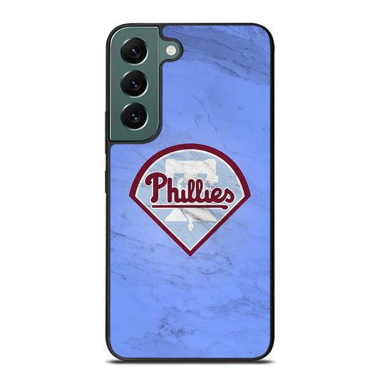 PHILADELPHIA PHILLIES MARBLE LOGO Samsung Galaxy S22 Case Cover