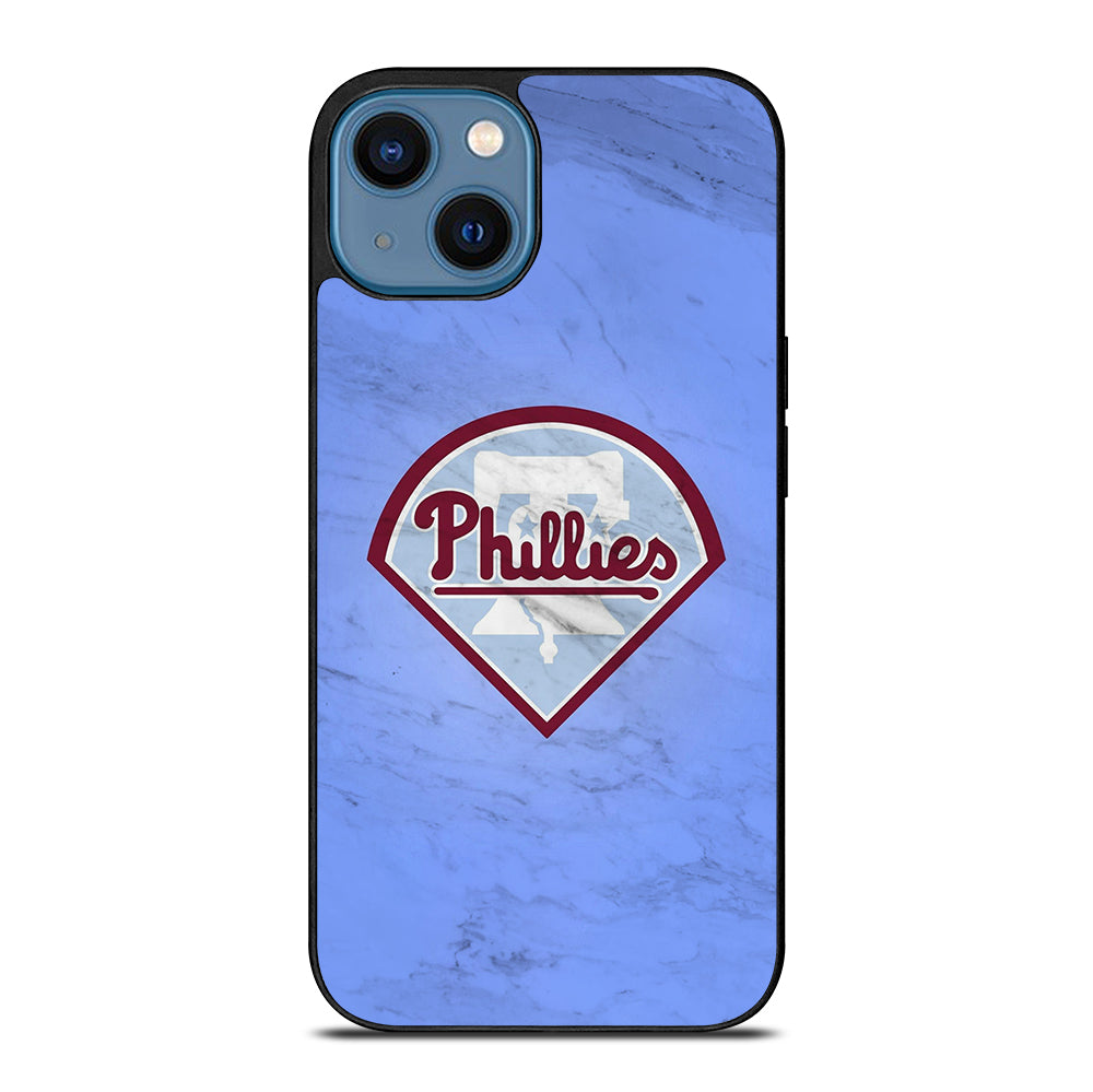 PHILADELPHIA PHILLIES MARBLE LOGO iPhone 14 Case Cover