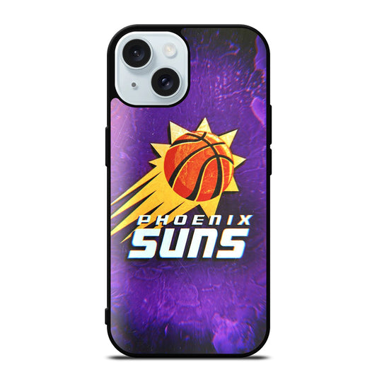 PHOENIX SUNS BASKETBALL NBA LOGO iPhone 15 Case Cover