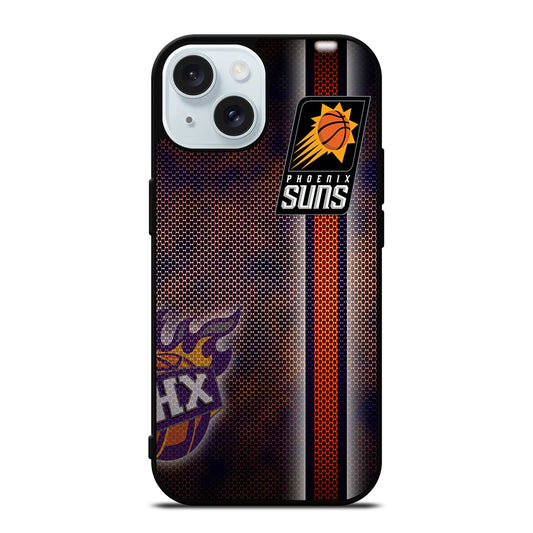 PHOENIX SUNS METAL LOGO iPhone 15 Case Cover