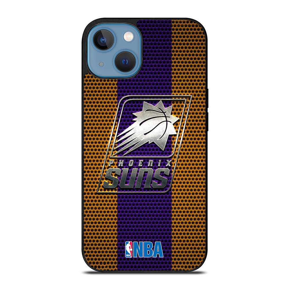 PHOENIX SUNS NBA METAL LOGO iPhone 13 Case Cover