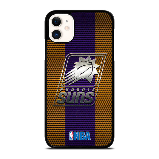 PHOENIX SUNS NBA METAL LOGO iPhone 11 Case Cover
