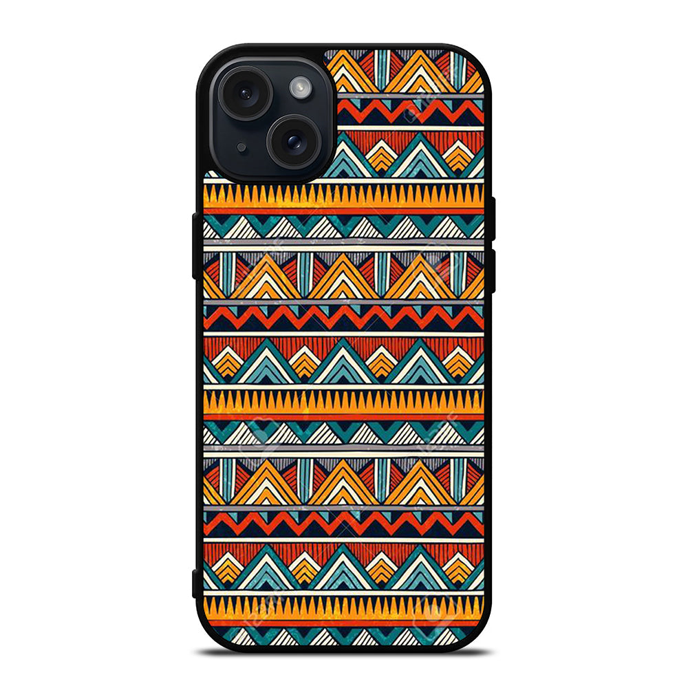 PIECE TRIBAL PATTERN 6 iPhone 15 Plus Case Cover