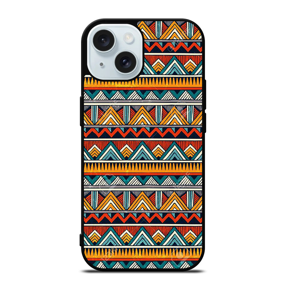 PIECE TRIBAL PATTERN 6 iPhone 15 Case Cover