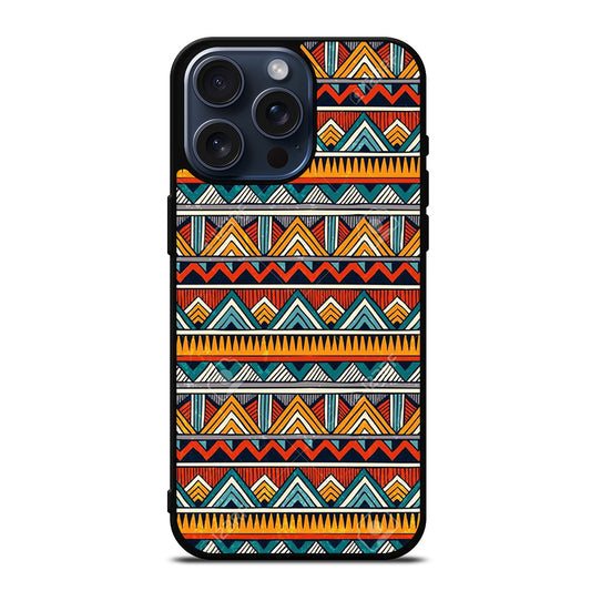 PIECE TRIBAL PATTERN 6 iPhone 15 Pro Max Case Cover