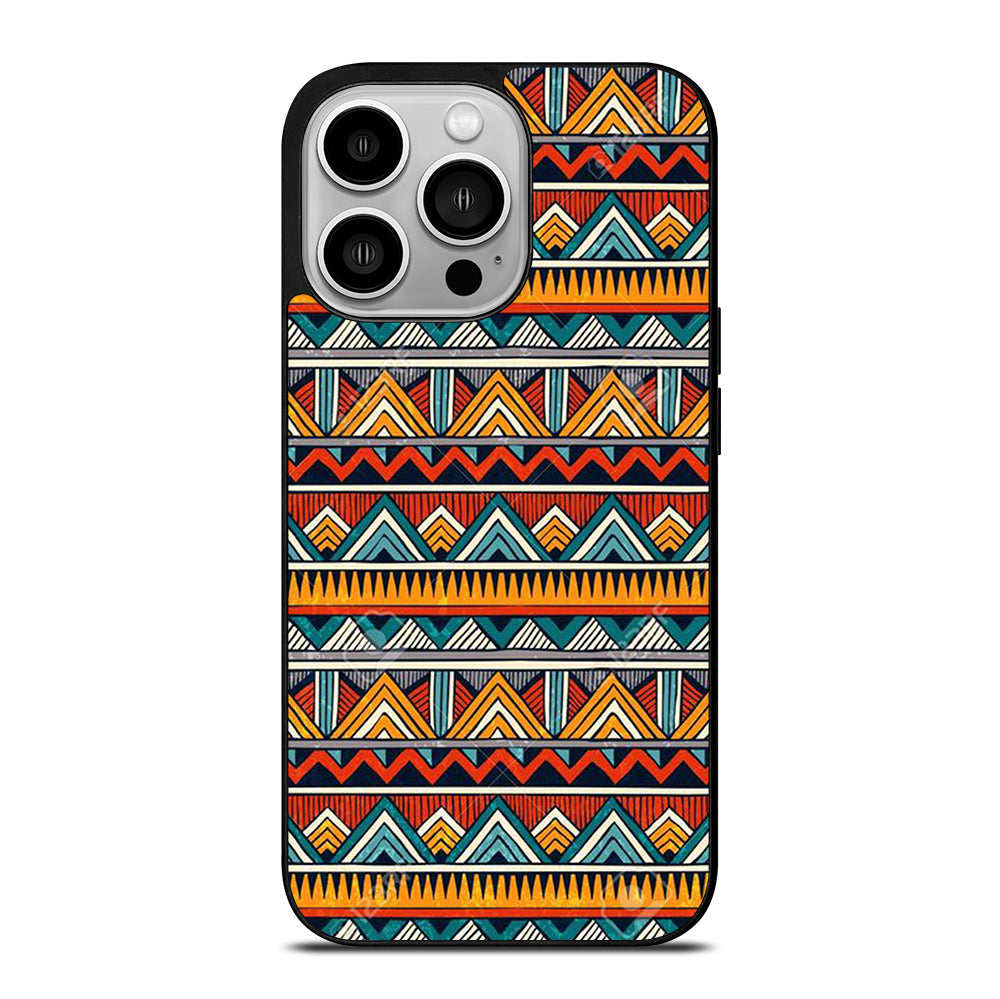 PIECE TRIBAL PATTERN 6 iPhone 14 Pro Case Cover