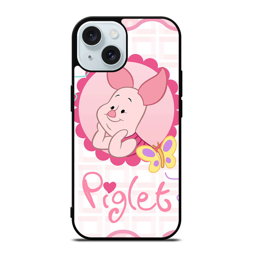 PIGLET CUTE WINNIE THE POOH iPhone 15 Case Cover