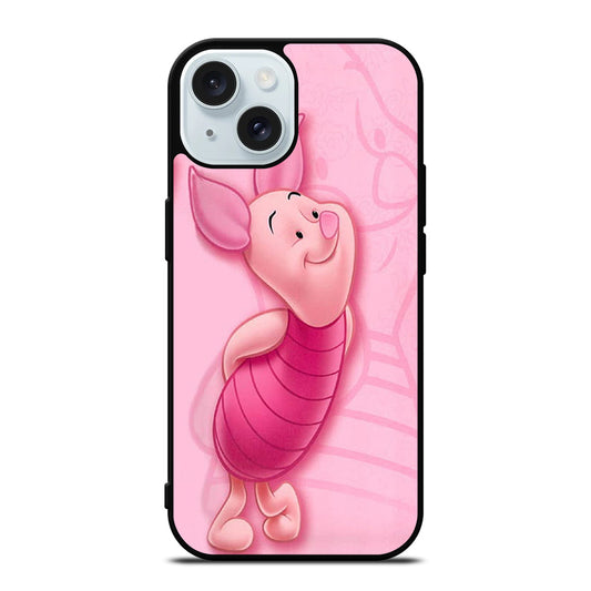 PIGLET WINNIE THE POOH CUTE CARTOON 2 iPhone 15 Case Cover