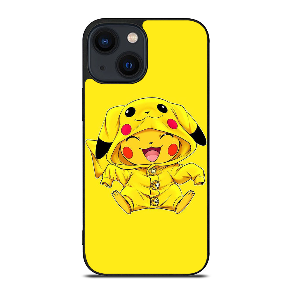PIKACHU CUTE SMILE iPhone 14 Plus Case Cover