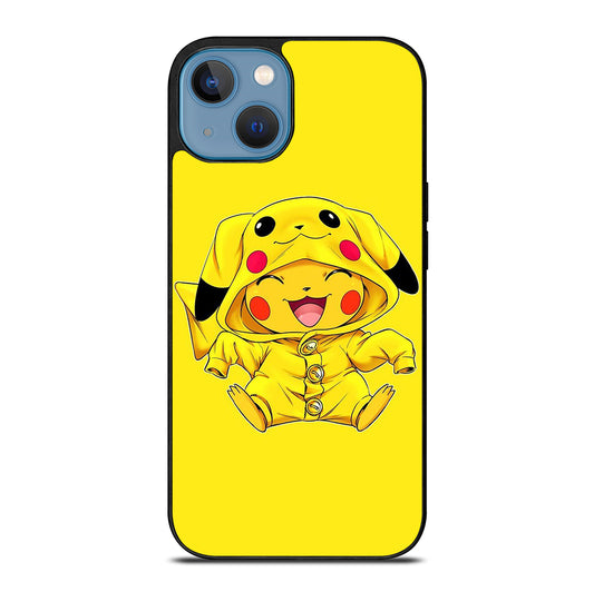 PIKACHU CUTE SMILE iPhone 13 Case Cover