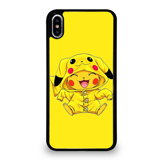 PIKACHU CUTE SMILE iPhone XS Max Case Cover