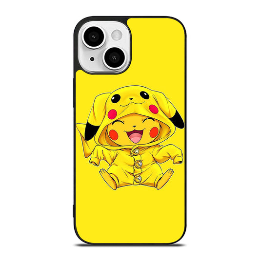 PIKACHU CUTE SMILE iPhone 13 Mini Case Cover