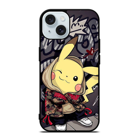 PIKACHU PICHU POKEMON iPhone 15 Case Cover