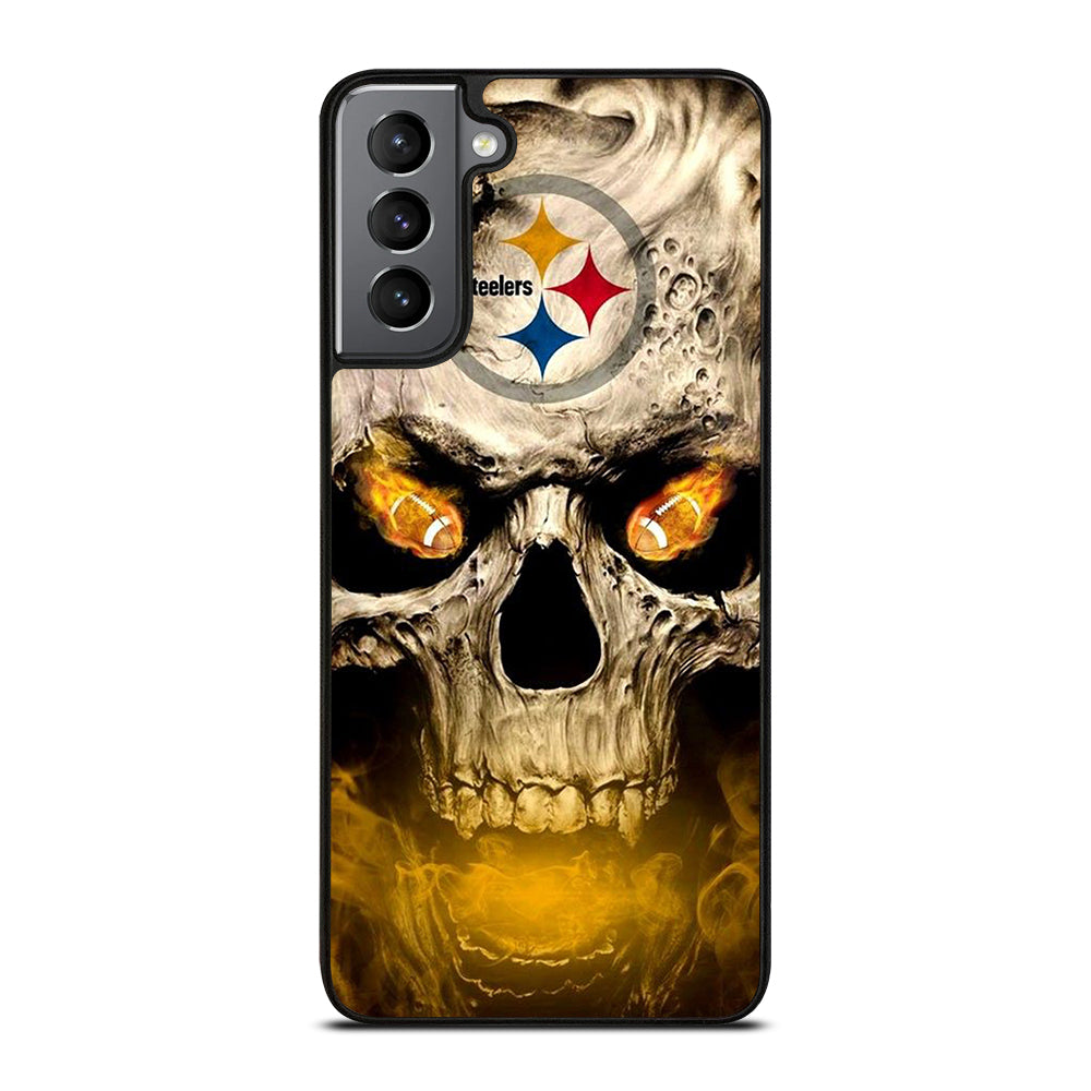 PITTSBURGH STEELERS SKULL LOGO Samsung Galaxy S21 Plus Case Cover