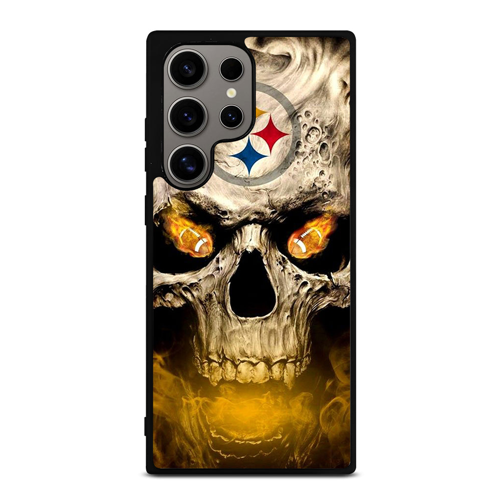 PITTSBURGH STEELERS SKULL LOGO Samsung Galaxy S24 Ultra Case Cover