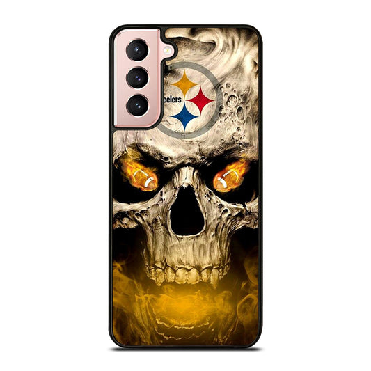 PITTSBURGH STEELERS SKULL LOGO Samsung Galaxy S21 Case Cover