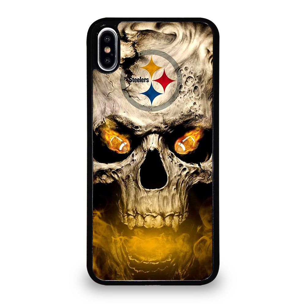 PITTSBURGH STEELERS SKULL LOGO iPhone XS Max Case Cover