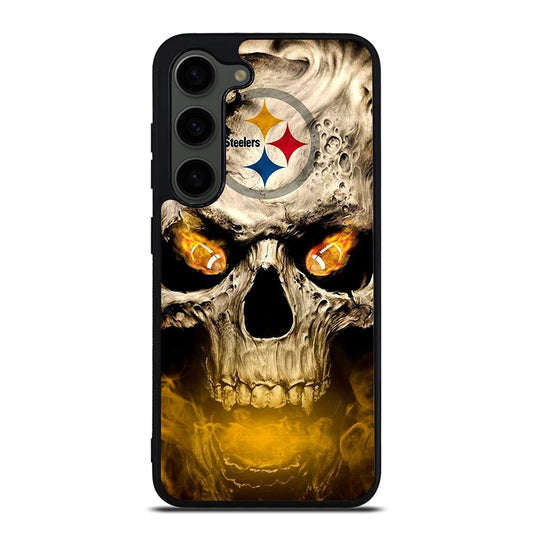 PITTSBURGH STEELERS SKULL LOGO Samsung Galaxy S23 Plus Case Cover