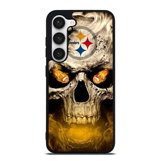 PITTSBURGH STEELERS SKULL LOGO Samsung Galaxy S23 Case Cover