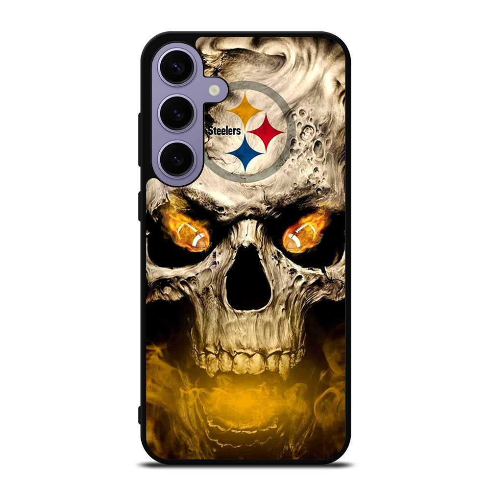 PITTSBURGH STEELERS SKULL LOGO Samsung Galaxy S24 Plus Case Cover