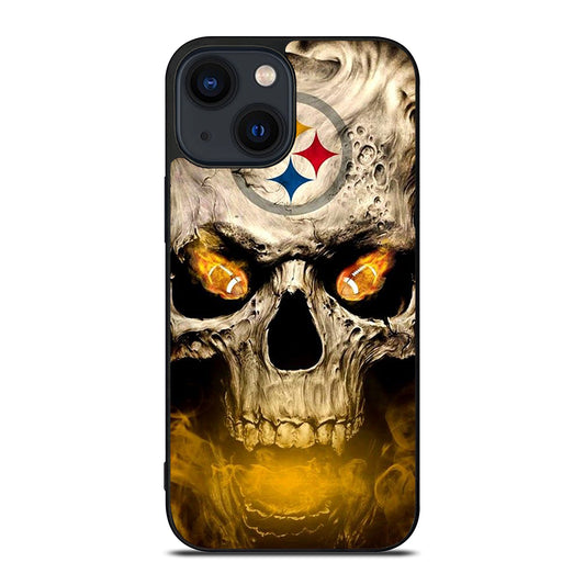 PITTSBURGH STEELERS SKULL LOGO iPhone 14 Plus Case Cover